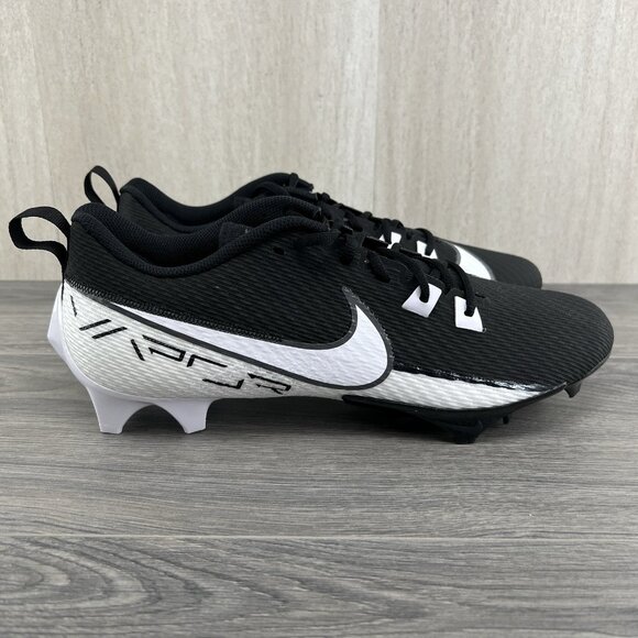 Nike Vapor Edge 360 2 Size 13 Mens Black White Football Cleats - Picture 1 of 11